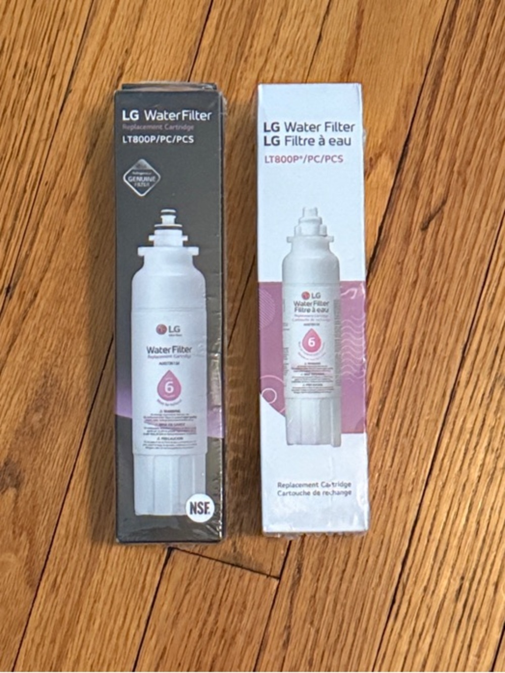 LG Water Filter Replacement Cartridges 6